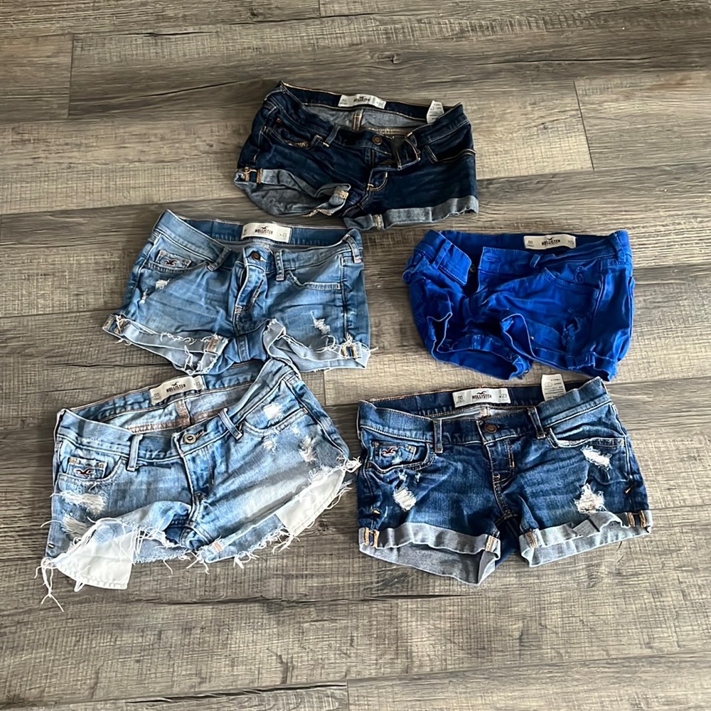 Hollister Size 00 jean shorts bundle